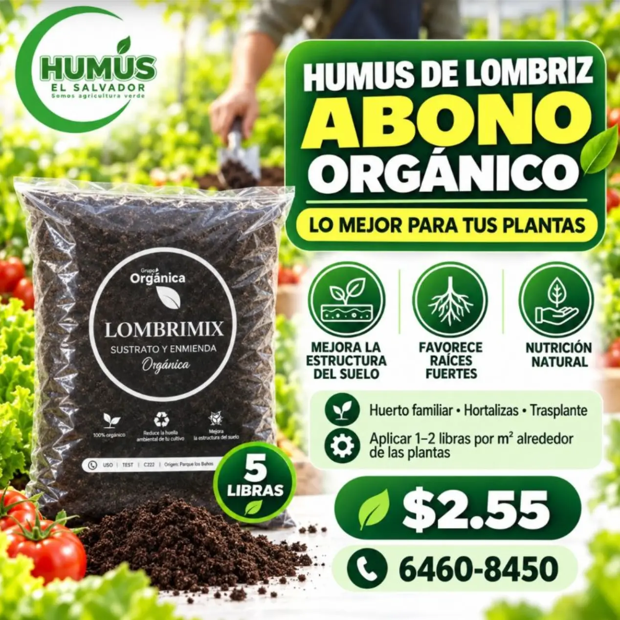 Humus de Lombriz · Lombrimix